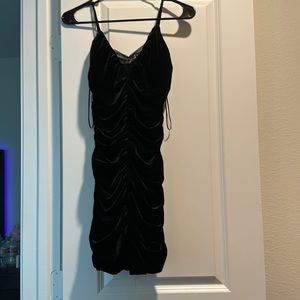 Zara velvet dress